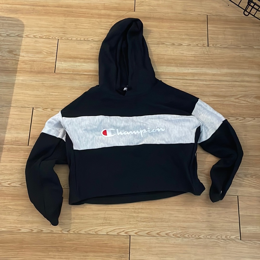 Women’s cropped champion hoodie size medium